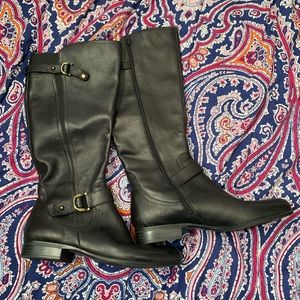 Naturalizer Jillian tall leather riding boots